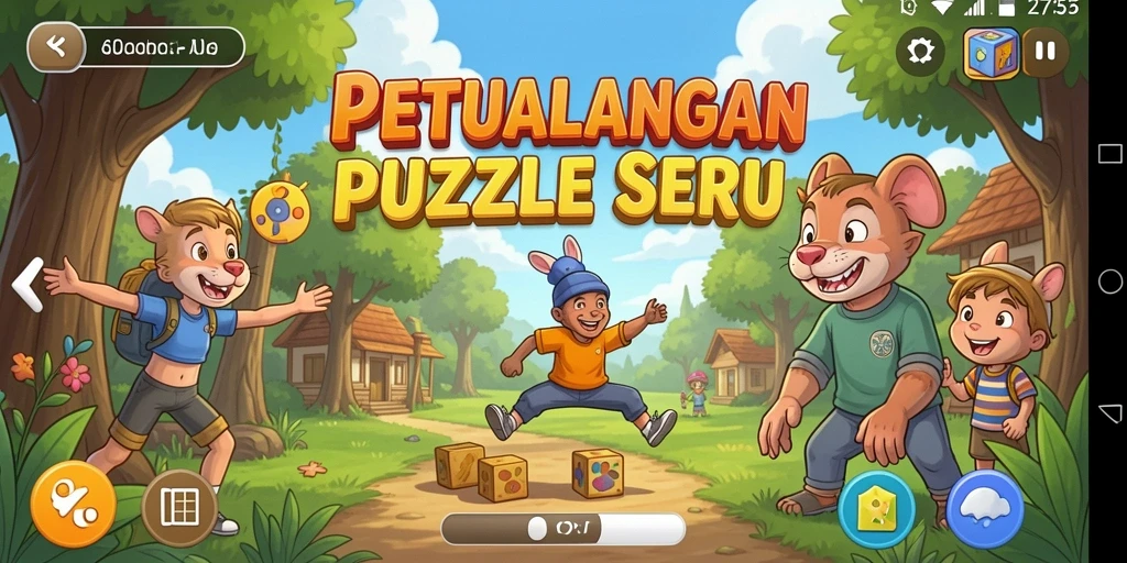 Tampilan gameplay menantang dari 2757 dengan grafis menarik.