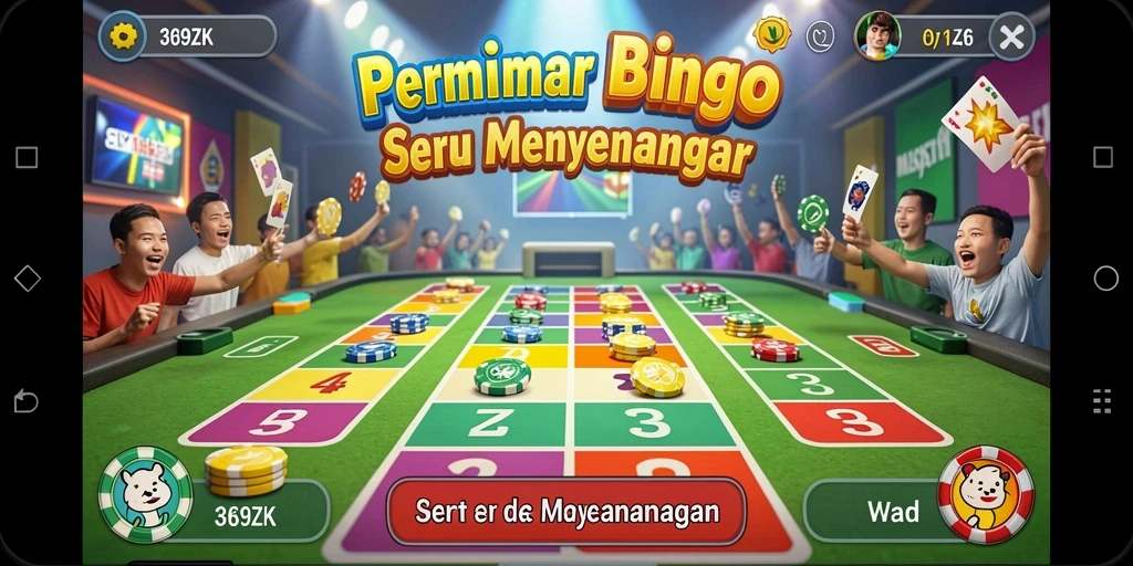 Tampilan Gameplay Bingo di 369ZK yang seru dan interaktif.