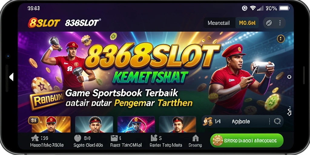Tampilan gameplay uygulamasında taruhan olahraga yang seru.