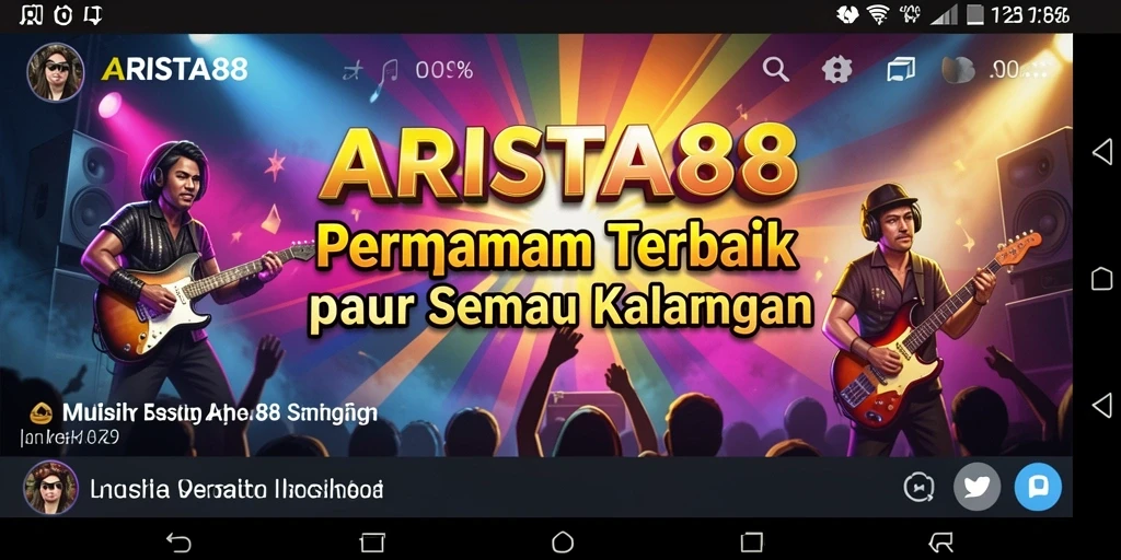 Gameplay ARISTA88 yang seru dengan tantangan musik.
