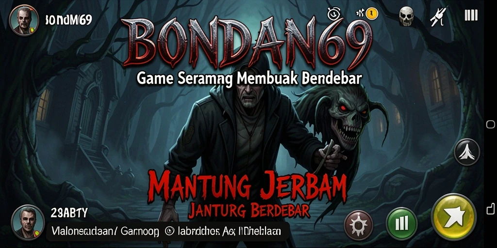 Tampilan gameplay seram dan menegangkan dari BONDAN69.