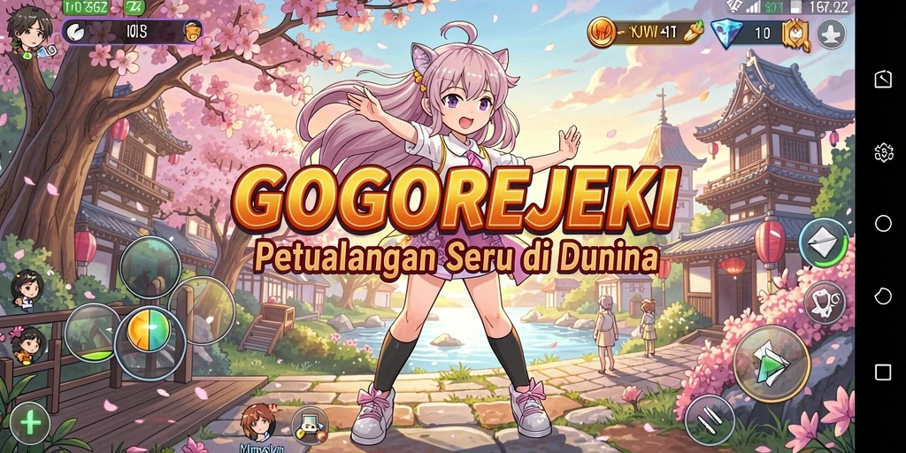 Menampilkan gameplay seru dan karakter anime yang menawan.