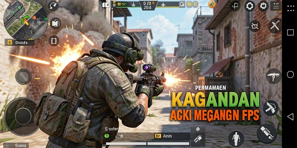 Screenshot utama dari gameplay KAGANDAN yang menegangkan.