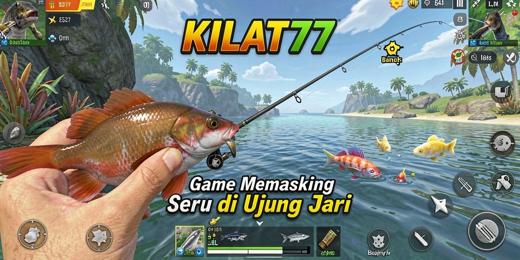 Tampilan gameplay KILAT77 yang menggugah selera memancing.