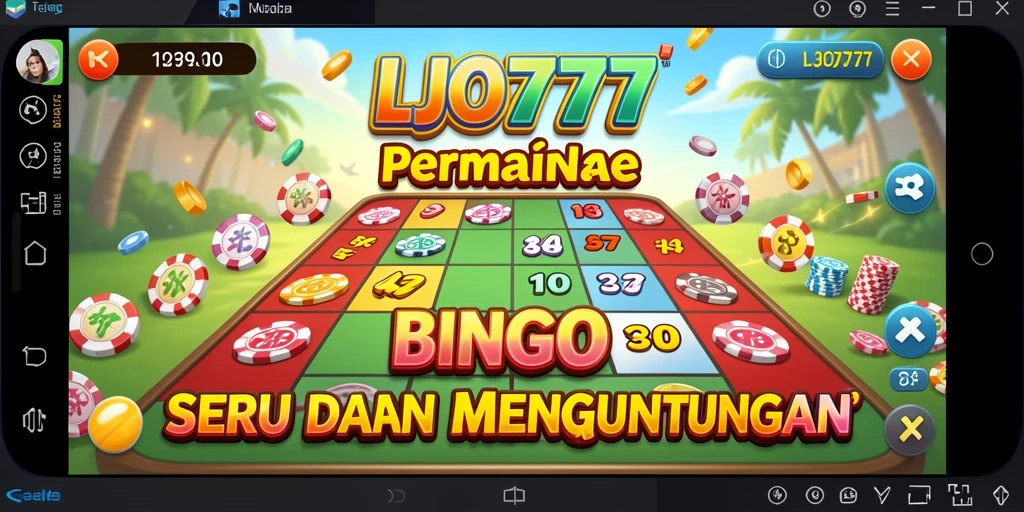 Tampilan screenshot LJO777 menampilkan gameplay Bingo yang seru.