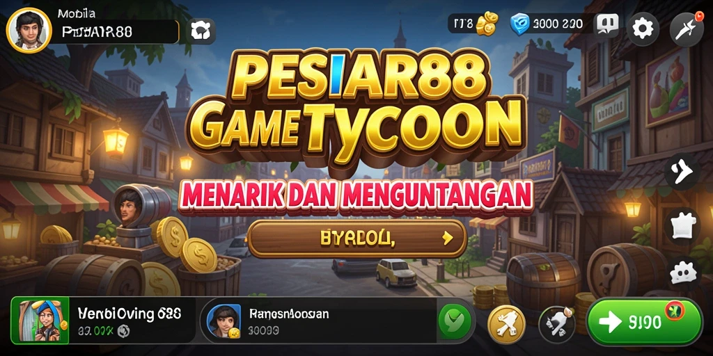 Tampilan gameplay PESIAR88 yang menarik dengan elemen manajerial.