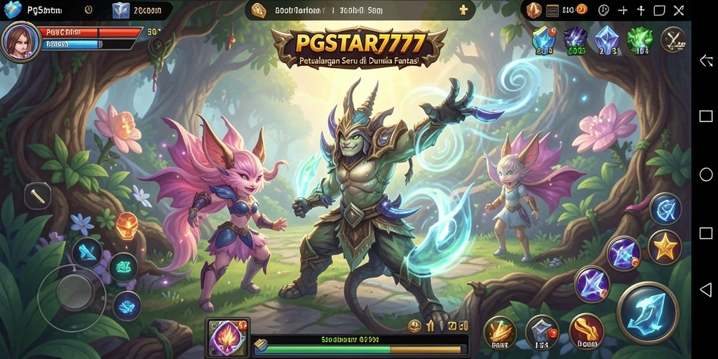 Tangkapan layar utama PGSTAR777 saat menjelajahi dunia petualangan yang memukau.