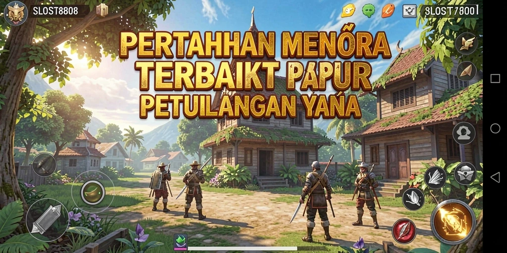 Gameplay Tower Defense yang menarik dan strategis.
