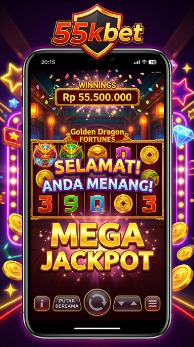 Tampilan aplikasi 55kbet saat menjelajahi katalog aplikasi.